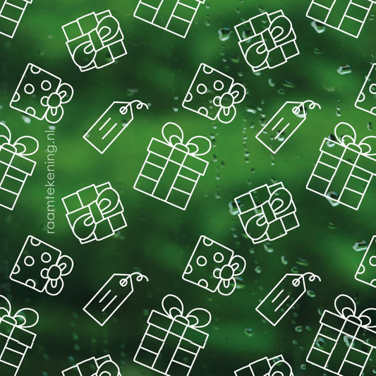 Kadootjes patroon raamtekening