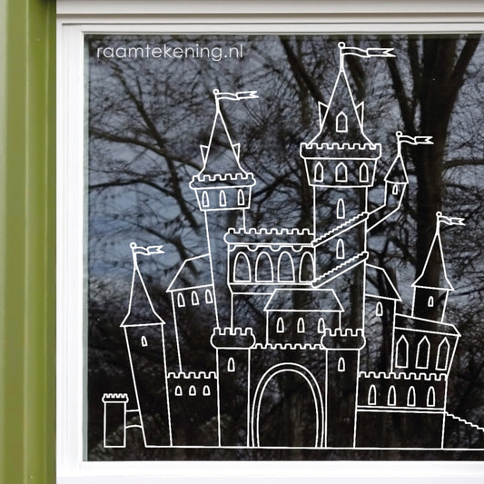 Kasteel raamtekening