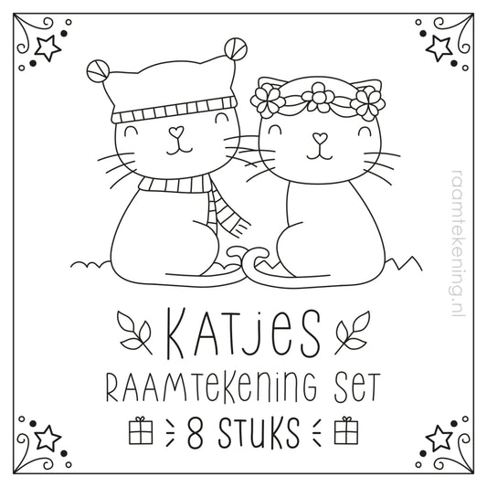 Katjes raamtekening set